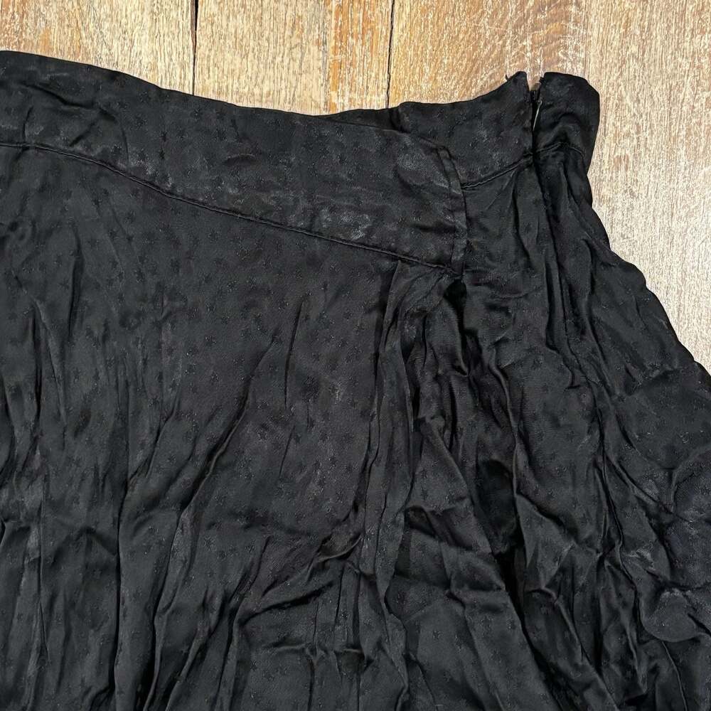 Free People Black Star Pattern Ruffle Layered Mini Skirt - Picture 6 of 8